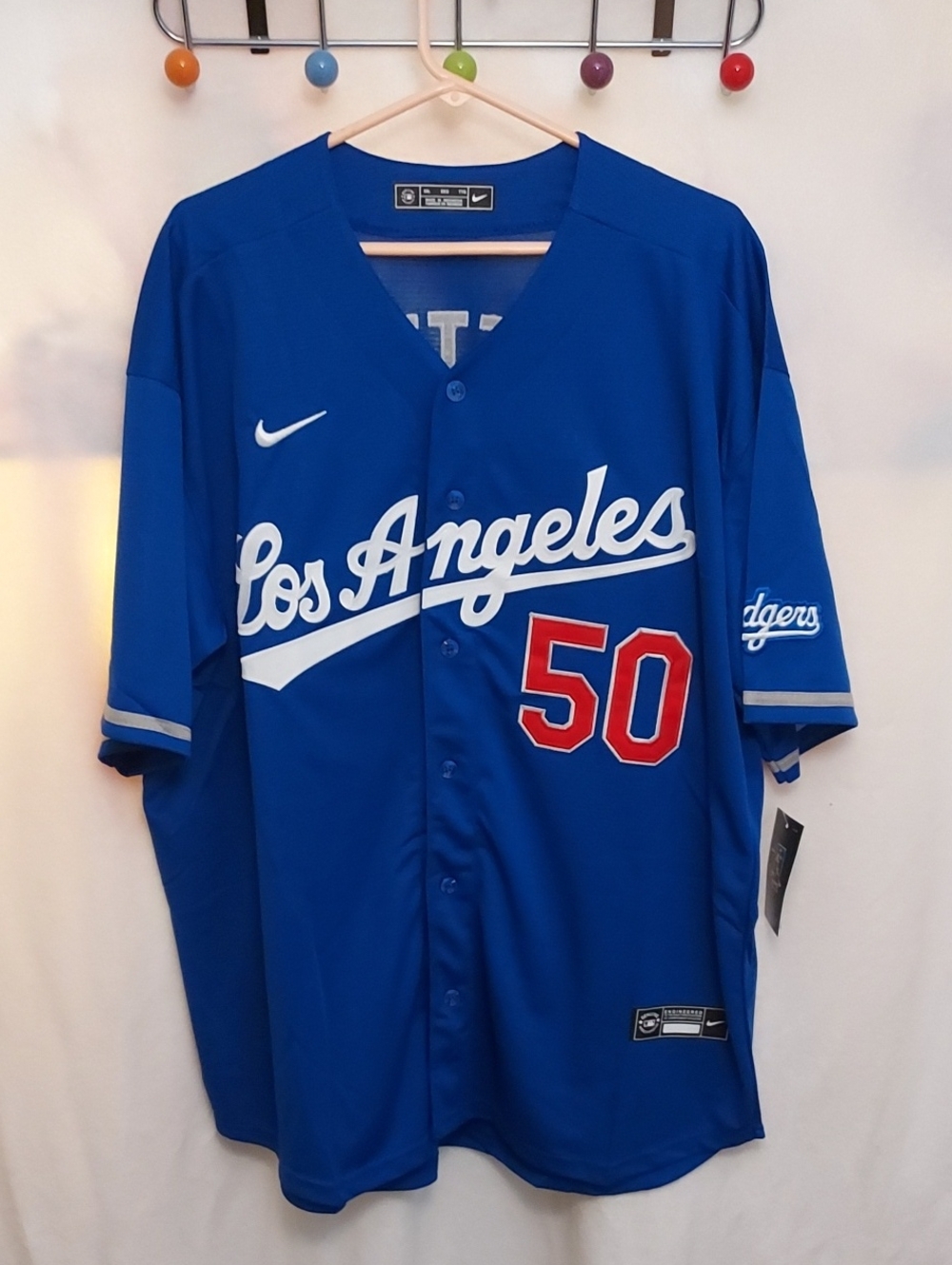 Nike Dodgers #50 Betts Jersey